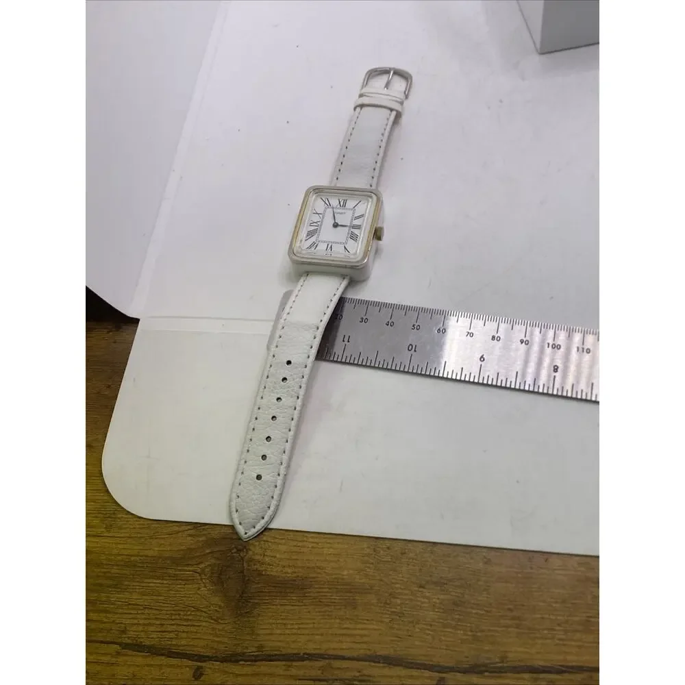 Vintage Rare Acrylic Swiss Made Nast Mechanical Watch Works Running